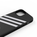 Adidas 3-Stripes Snap Case Case for iPhone 13 (Black/White )