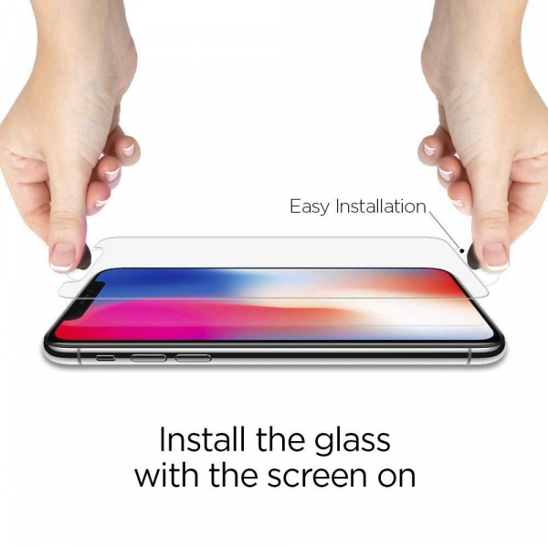 Spigen Screen Protector GLAS.tR Slim for iPhone XR