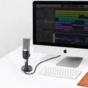 FIFINE USB Mic with a Live Monitoring Jack for Streaming, Podcasting