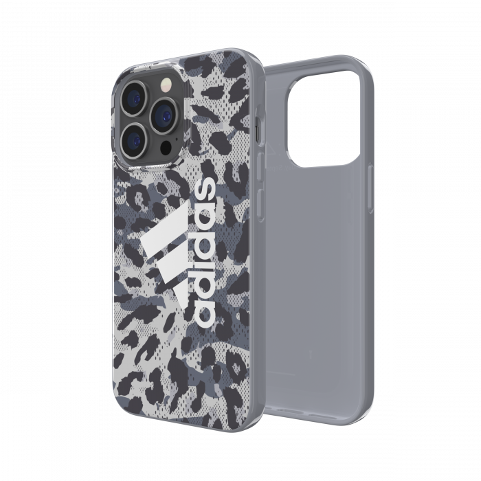 Adidas Graphic Snap Case for iPhone 13 Pro (Leopard Grey)