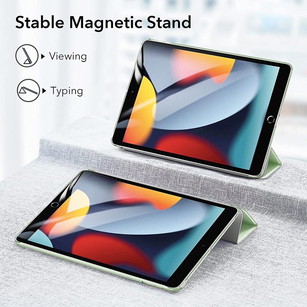 ESR Ascend Trifold with Clasp Cover for iPad 10.2 2021 (Light Green)