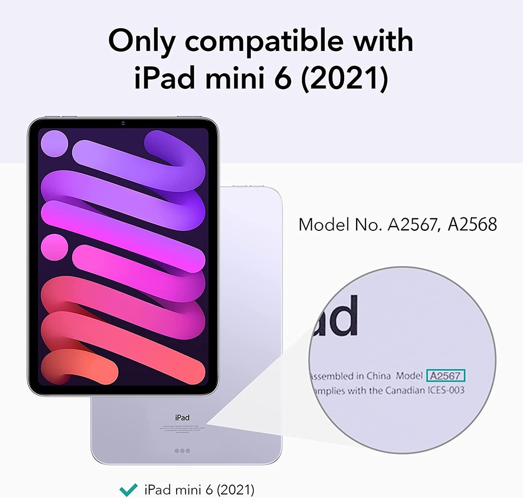 ESR Ascend Trifold with Clasp Cover for iPad Mini 2021 (Dark Green)