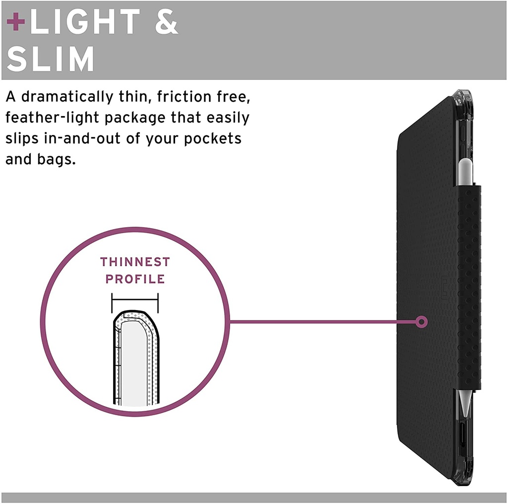 UAG U Lucent Case for iPad Air 10.9" (Black)