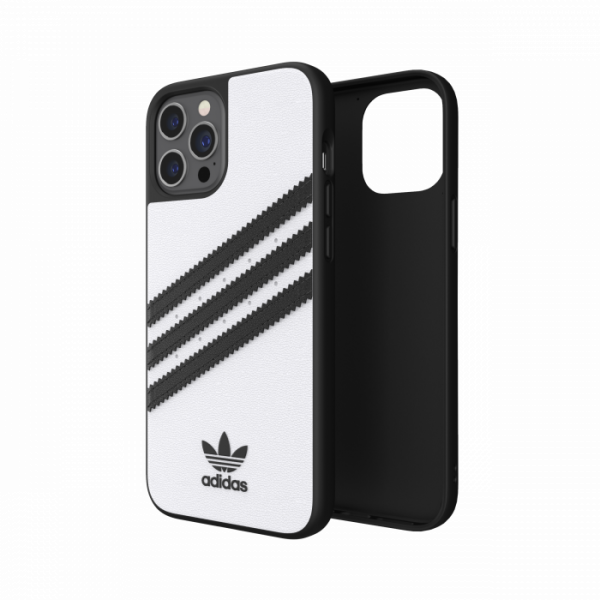 Adidas 3-Stripes Snap Case for iPhone 12/12 Pro (Black/White)