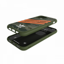 Adidas 3-Stripes Snap Case Camo for iPhone 12/12 Pro (Green/Orange)