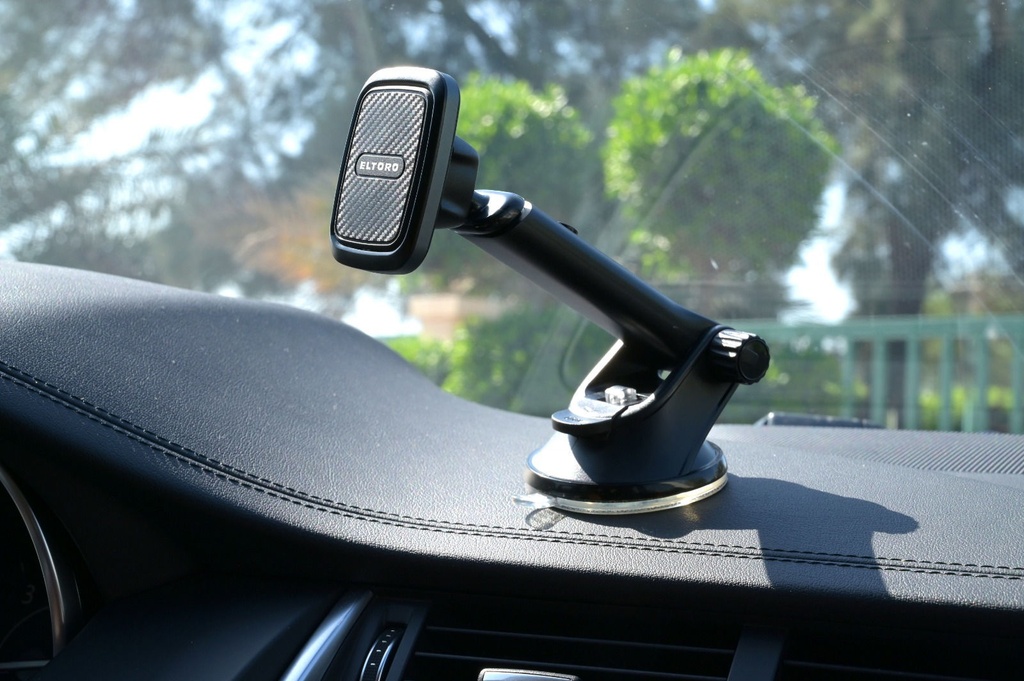 Eltoro magnetic car Mount Long Arm (Black)