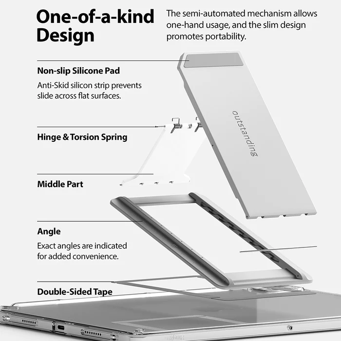 Ringke Outstanding Tablet Stand (Dark Gray)