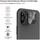 Grip2u Camera Lens Screen Protector for iPhone 12 (Black)