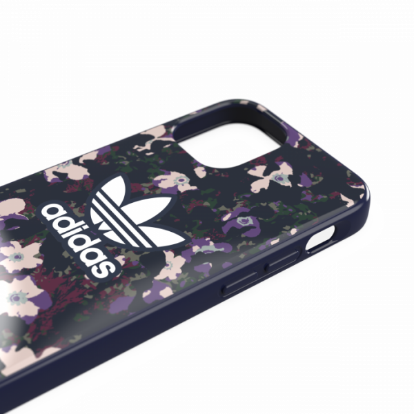 Adidas Floral Snap Case for iPhone 12 mini (Purple)