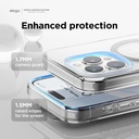 Elago Hybrid Magsafe Case iPhone 15 Pro Max (Clear/Grey)