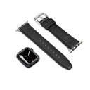 Timberland Lacandon Leather Strap for Smart Watch 42/44/45/49mm (Black)