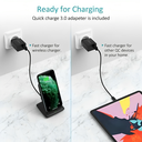 Choetech 15W Wireless Charger Stand (Black)