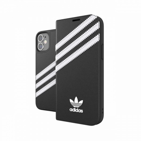 Adidas 3-Stripes Booklet for iPhone 12 mini (Black)