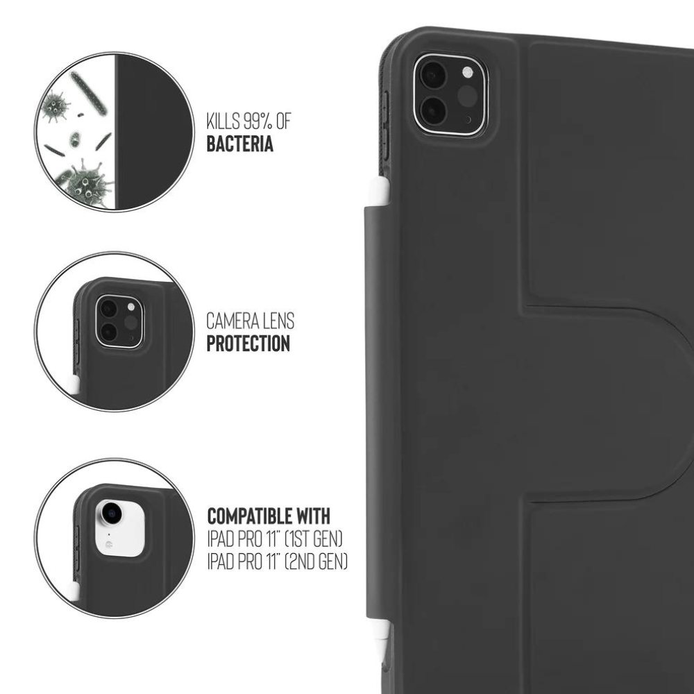 Pipetto Folio Case for iPad Pro 11" (Black)
