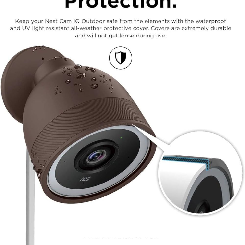 Elago Nest Cam Outdoor Cover (Dark Brown)