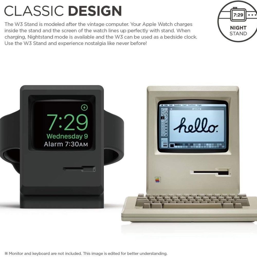 Elago W3 Apple Watch Stand (Black)