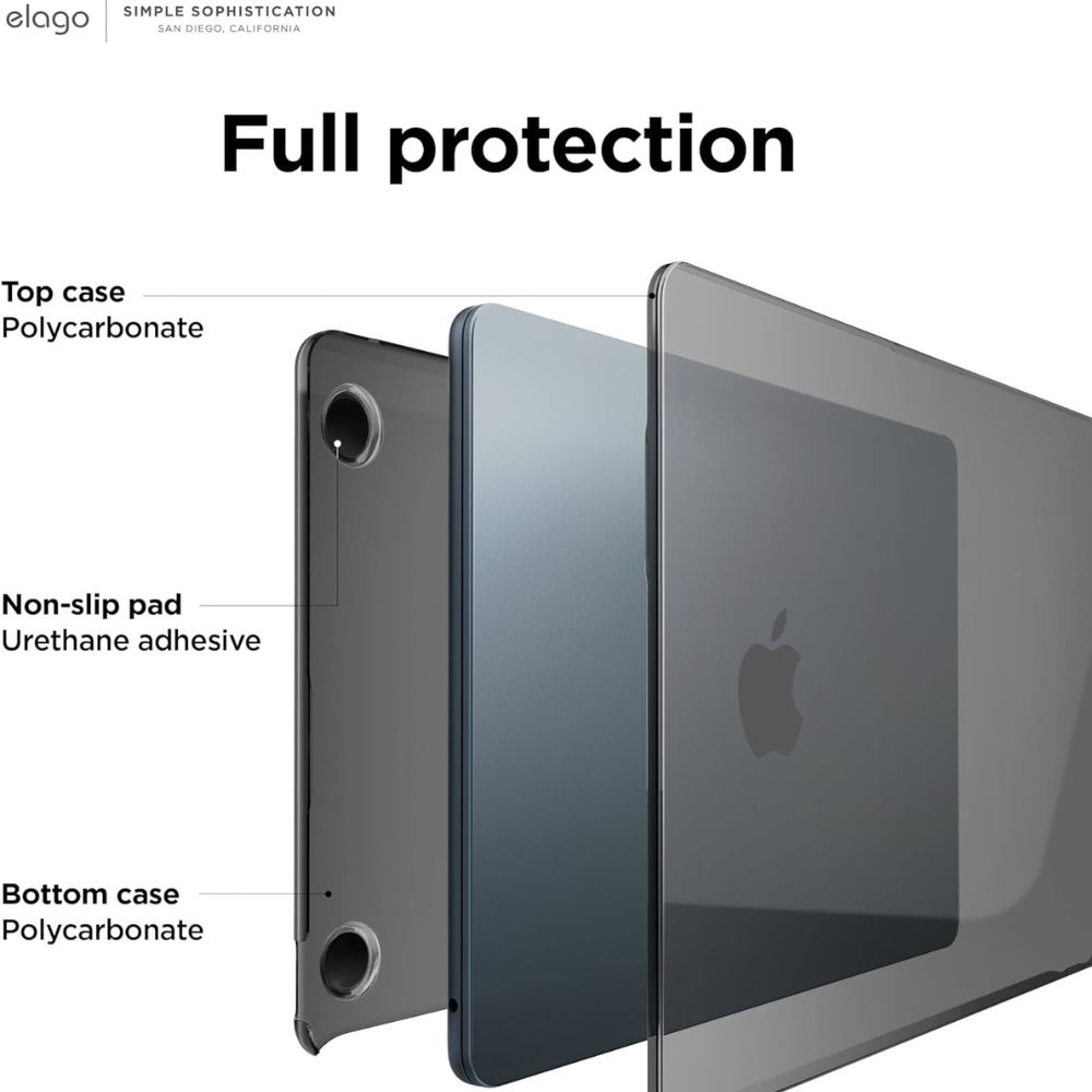 Elago Ultra Slim Case for MacBook Air M2 15.3" (Dark Grey)