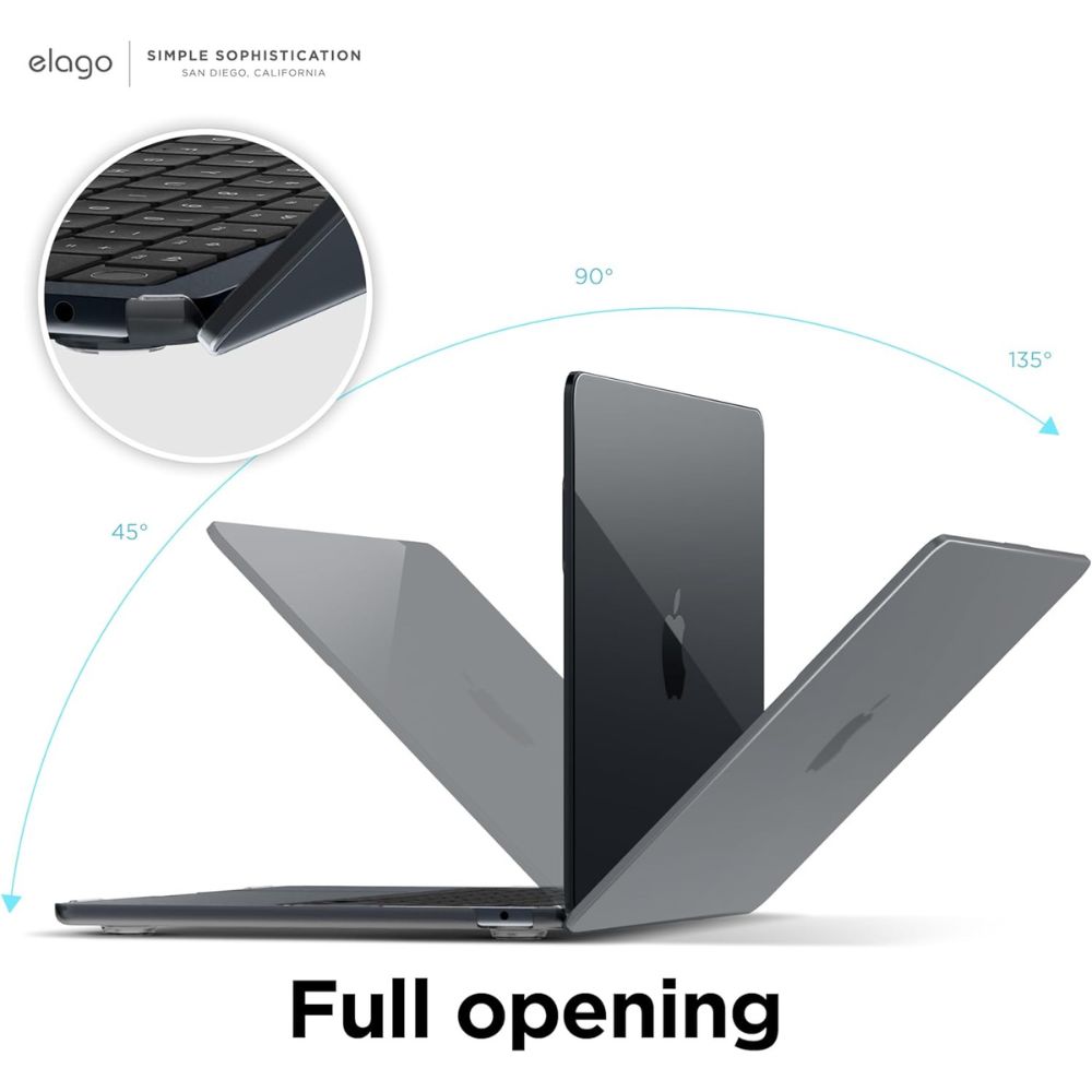 Elago Ultra Slim Case for MacBook Air M2 15.3" (Dark Grey)