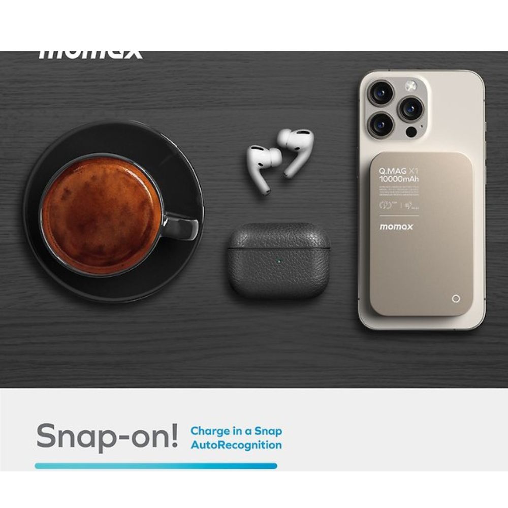 Momax Q.Mag X1 10000mAh Magsafe Wireless Battery (Titanium)