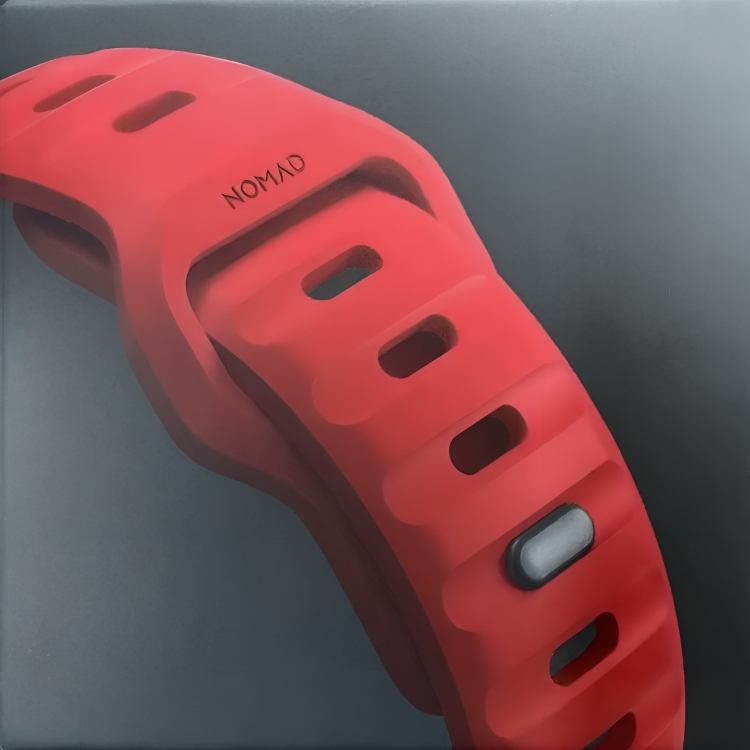 Nomad Sport Strap Apple Watch 45mm (Red)