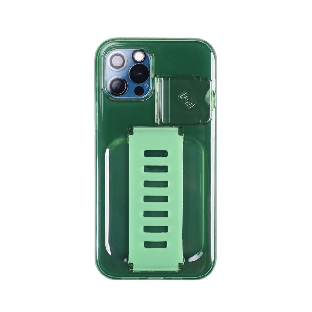 Grip2u Boost Case with Kickstand for iPhone 12/12 Pro (Olive)