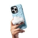 Casetify Grippy Case for iPhone 15 Pro (Marshmallow Cloud)