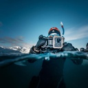 DiveVolk SeaTouch 4 Max Underwater Smartphone Housing (Blue)