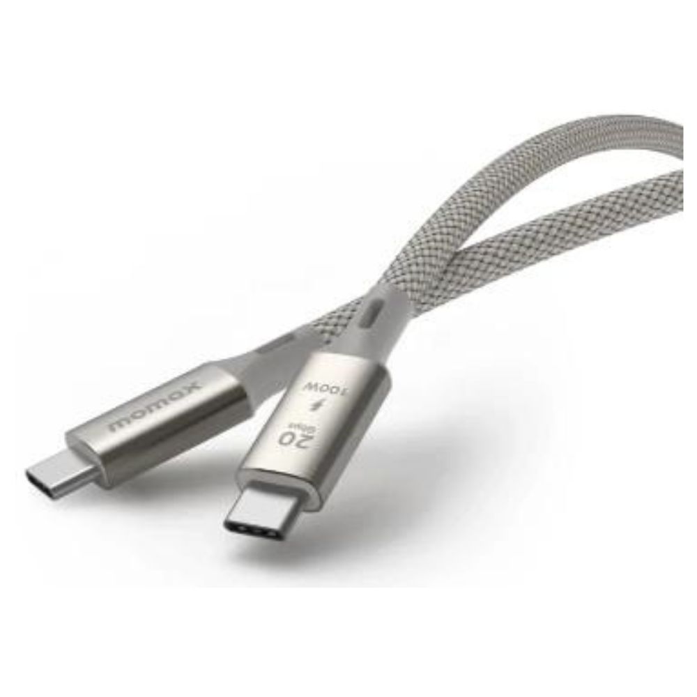 Momax Elite 100W USB-C USB3.2 Gen 2X2 20Gbps cable 1m (Titanium)