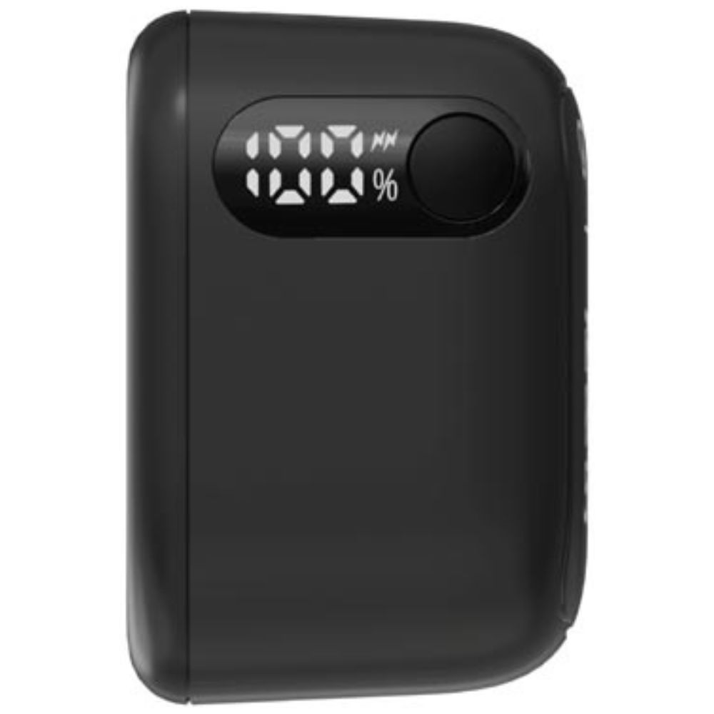 Momax 1-Power Mini 5000mAh Bulit-in foldable USB-C Battery pack (Black)