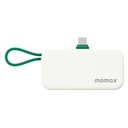 Momax 1-Power Mini 5000mAh Bulit-in foldable USB-C Battery pack (Green)