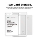 Elago iD3 ID Card Holder (White/Red Strap)