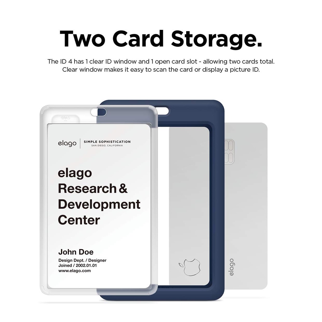 Elago iD4 ID Card Holder (Jean Indigo/Dark Grey)