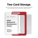 Elago iD4 ID Card Holder (Red/Dark Grey)