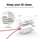 Elago iD4 ID Card Holder (White/Red)