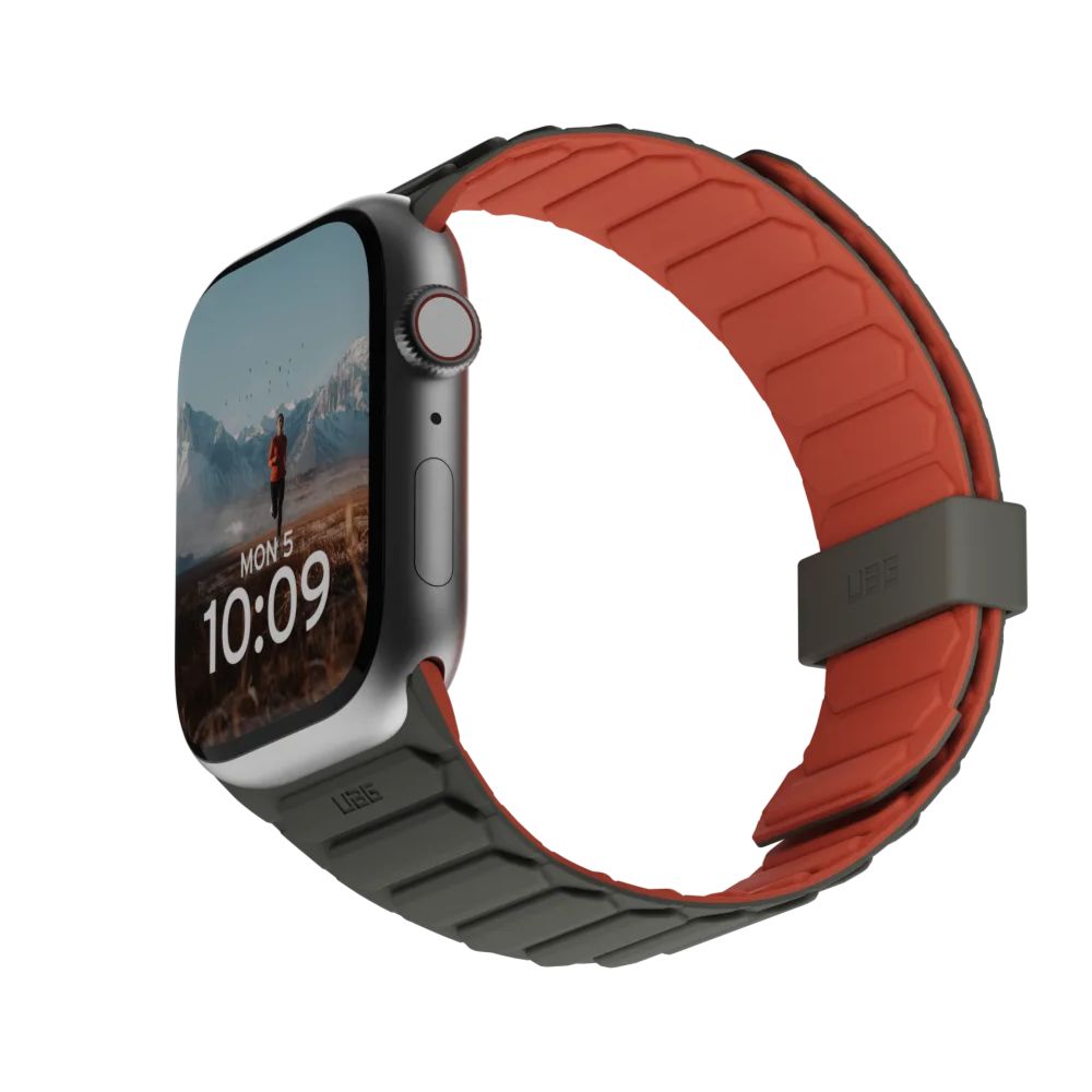 UAG Pathfinder Strap for Apple Watch 49/45/44/42mm (Olive/Rust)