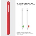 AhaStyle Silicone Protective Case for Apple Pencil 2nd Generation (Red)