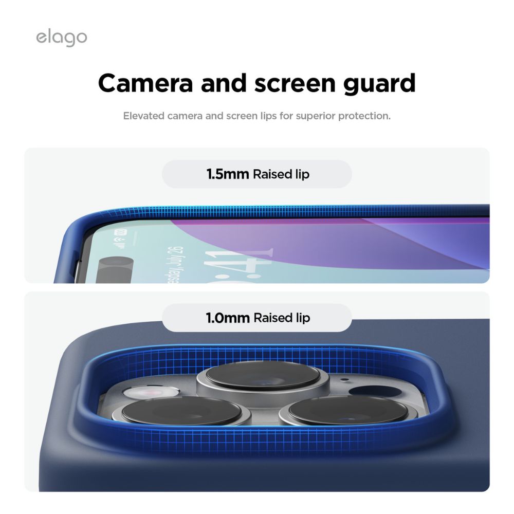 Elago Silicone Magsafe Case for iPhone 16 Pro (Jean Indigo)