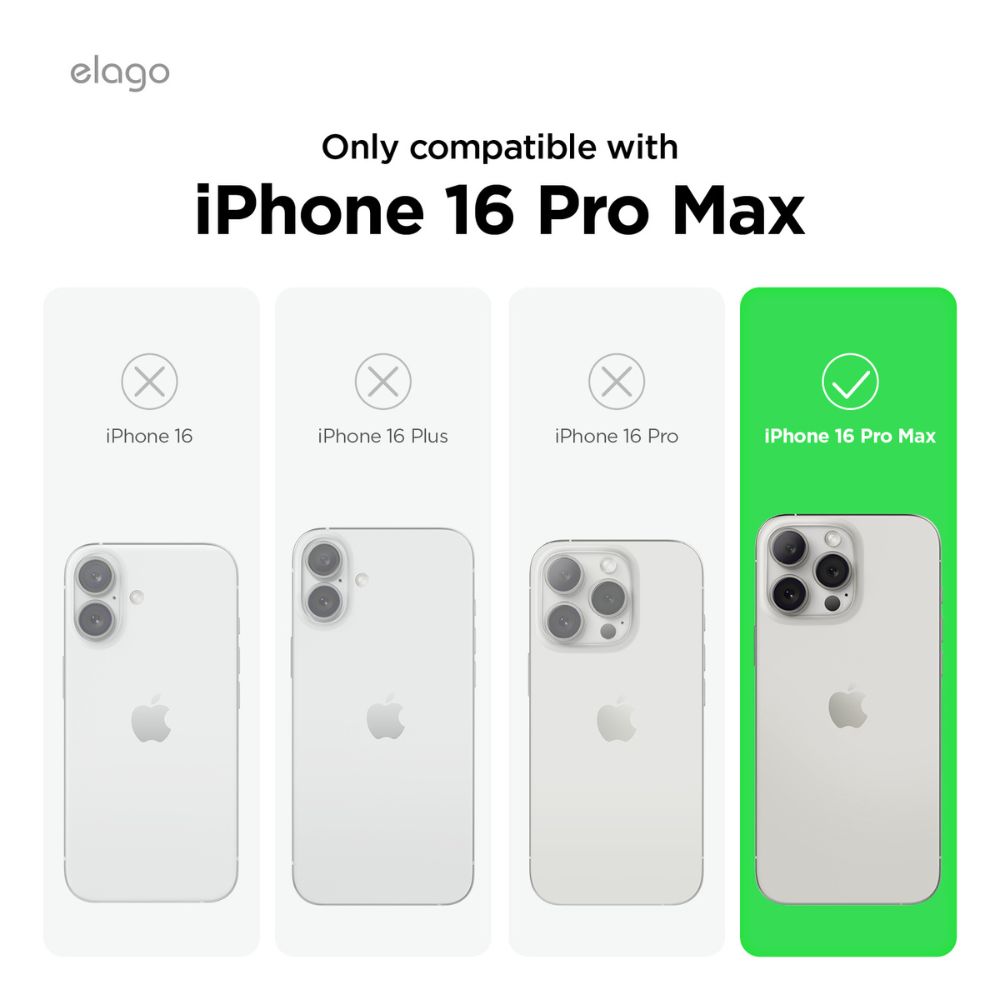 Elago Hybrid Magsafe Case for iPhone 16 Pro Max (Soft Clear)