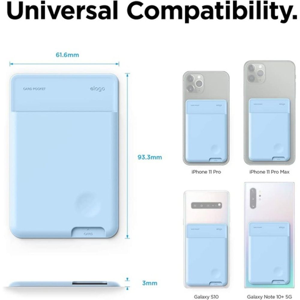 Elago Card Pocket (Pastel Blue)