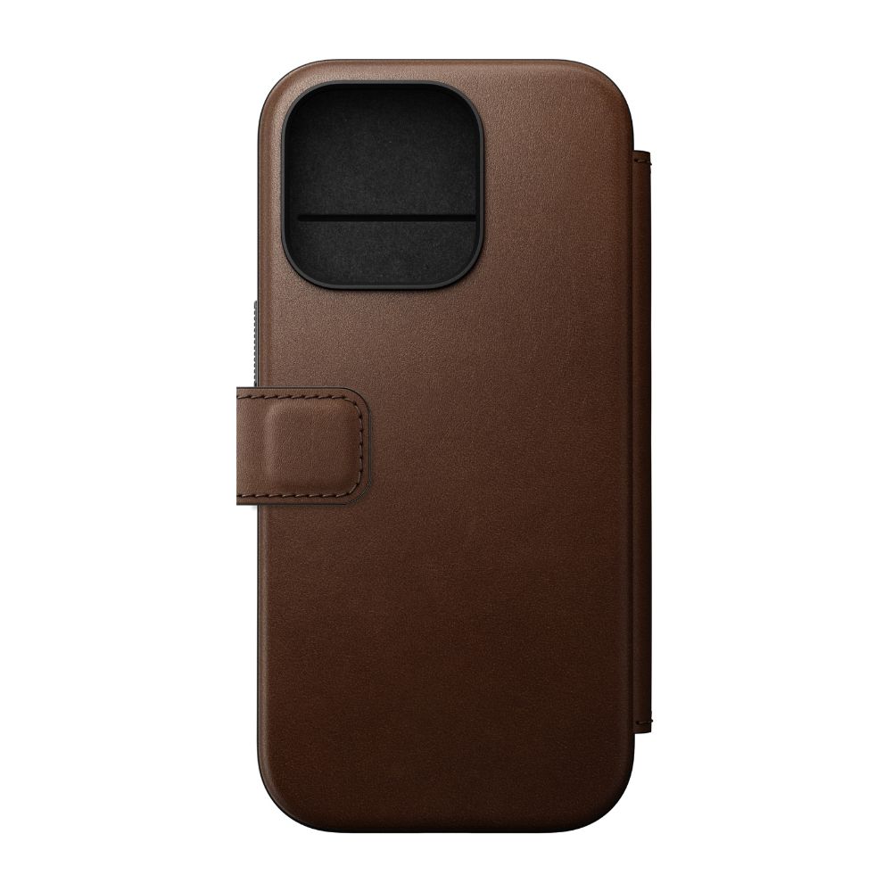 Nomad Modern Leather Folio iPhone 16 Pro (Brown)