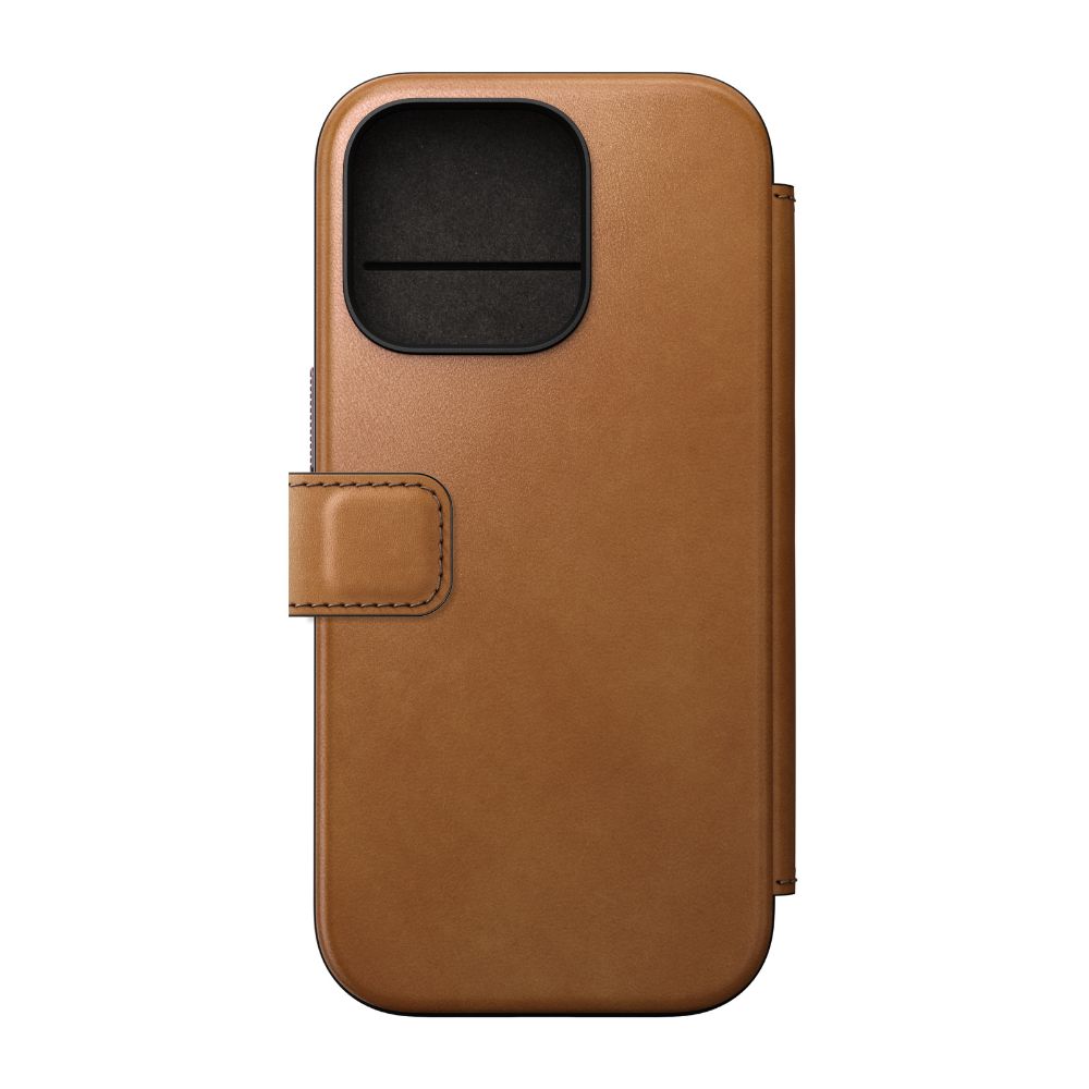 Nomad Modern Leather Folio iPhone 16 Pro (English Tan-C)