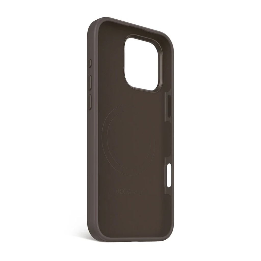 Decoded Silicone AntiMicrobial Case for iPhone 16 Pro Max (Black)