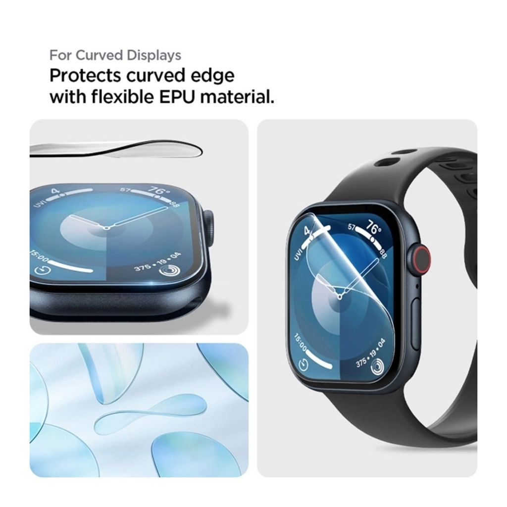 Spigen EliteShield EZ Fit (2P) for Apple Watch 10 42mm 