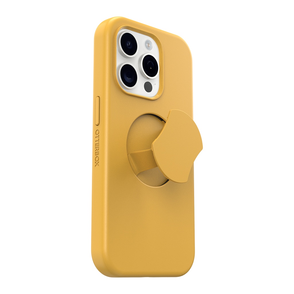 OtterBox OtterGrip Symmetry MagSafe Case for iPhone 15 Pro (Yellow)