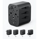 Anker Nano Travel Adapter (4-in-1, 65W) (Black)