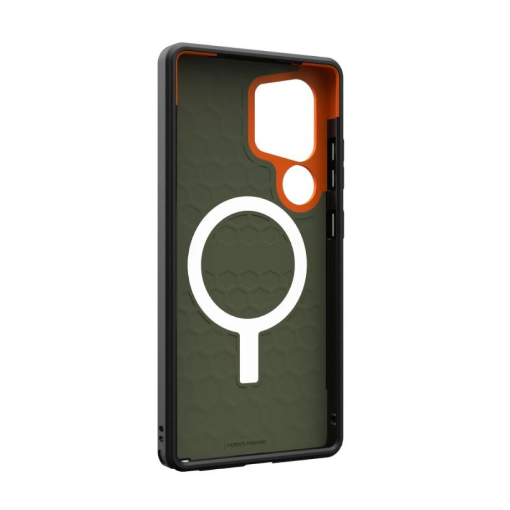 UAG Civilian MagSafe Case for Samsung Galaxy S25 Ultra (Olive Drab/Orange)