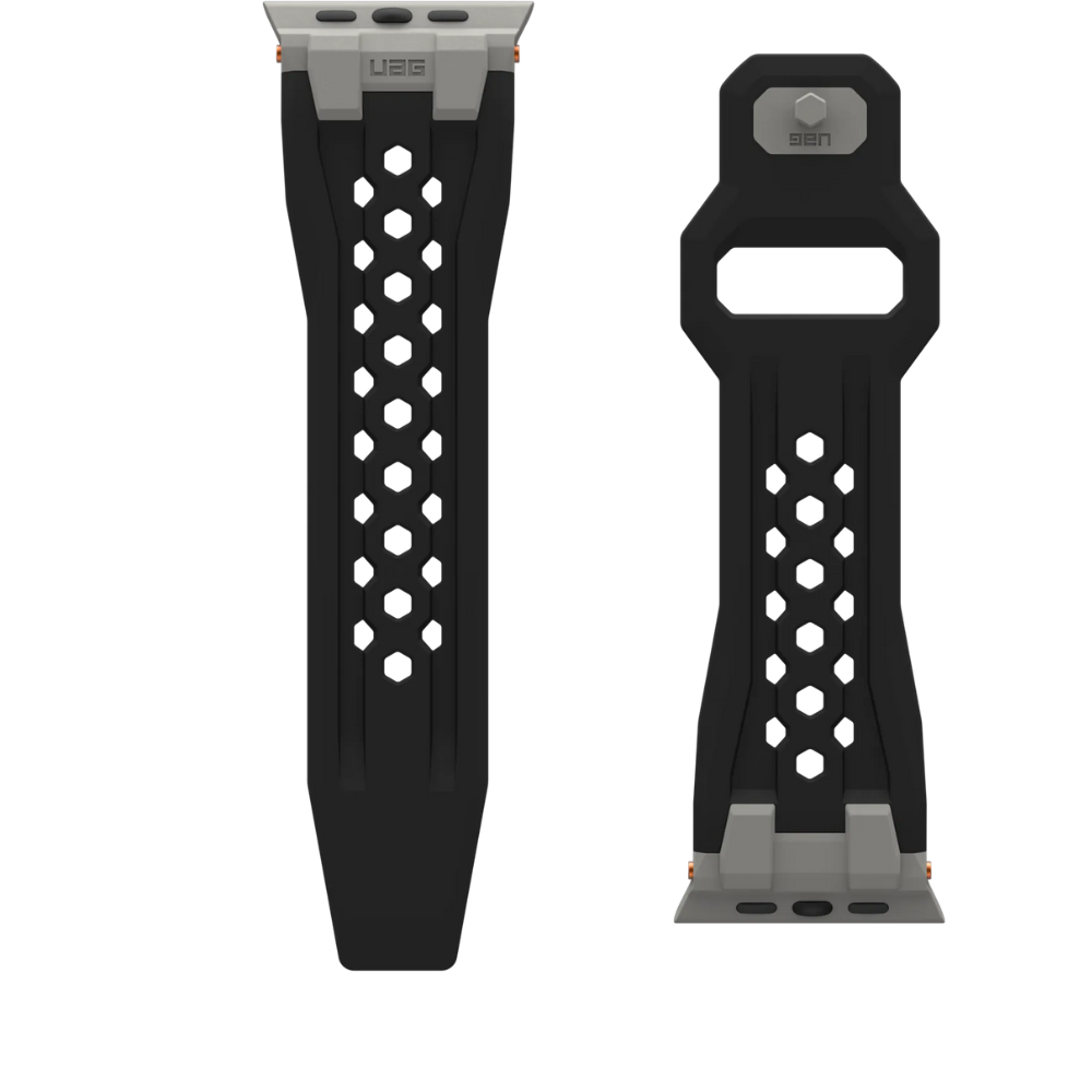 UAGMonarch Strap for Apple Watch 49/45/44/42 (Black/Titanium)