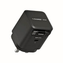  Momax 1-Charge+ 1-Port GaN 65W charger with Retractable USB-C Cable (Black)