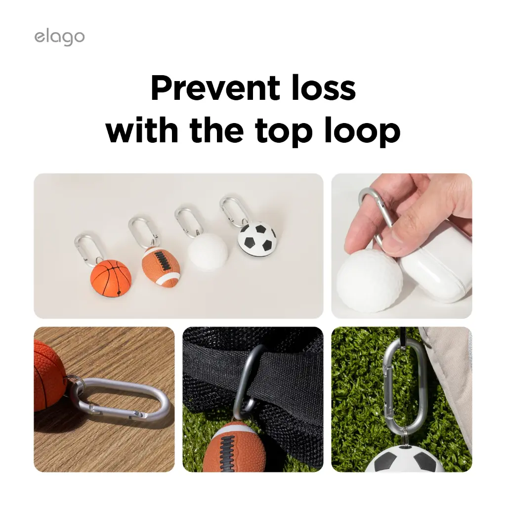 Elago AirTag Ball Case (Soccer)
