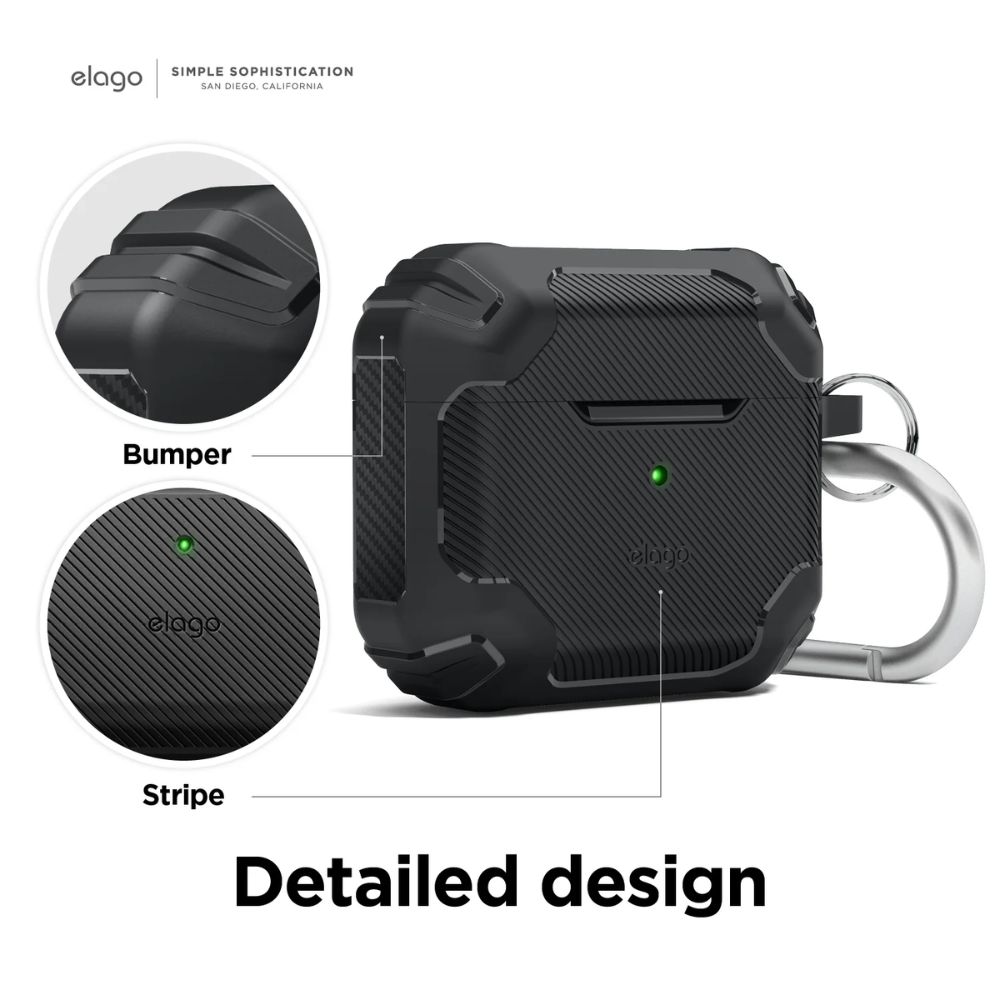 Elago Solid Armor Case Airpods 3 (Dark Green)
